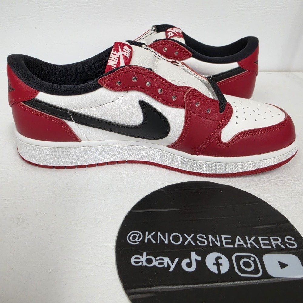 Air Jordan 1 Retro Low OG Chicago 2025 HQ6999-600 Grade School Size 5.5y - Picture 5 of 8